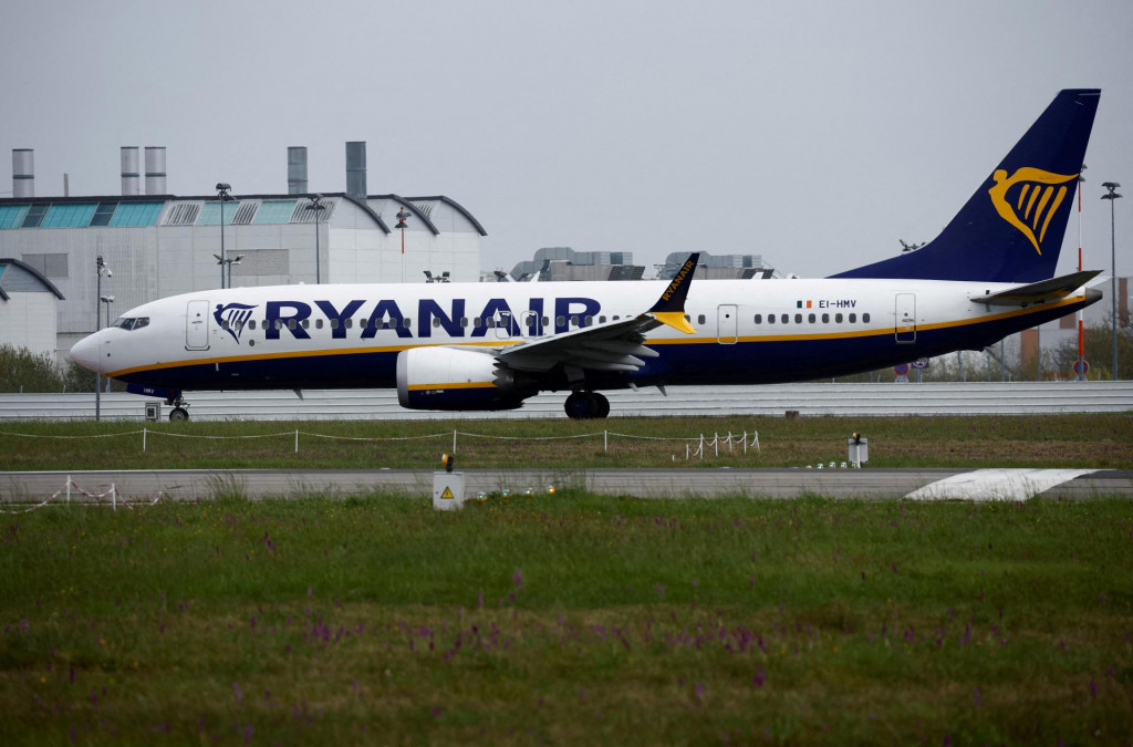 Ilustračná fotografia. Lietadlo spoločnosti Ryanair. FOTO: Reuters