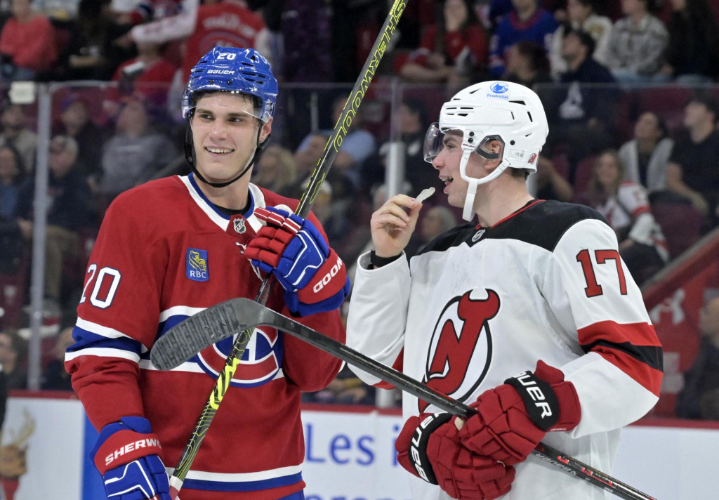 Veľkým lákadlom pre slovenských hokejových fanúšikov v novom ročníku NHL budú aj výkony Juraja Slafkovského, respektíve Šimona Nemca. FOTO: Reuters