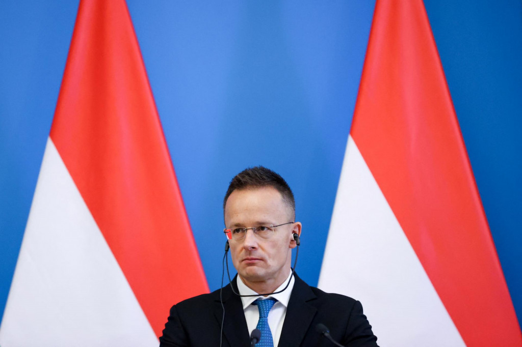 Maďarský minister zahraničných vecí Peter Szijjártó. FOTO: Reuters