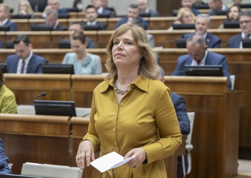 Na snímke poslankyňa NR SR Veronika Remišová (Slovensko). FOTO: TASR/Martin Baumann