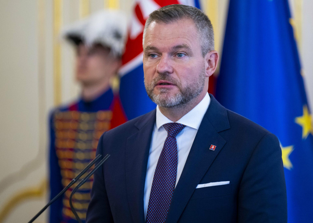 Na snímke prezident SR Peter Pellegrini. FOTO: TASR/Jakub Kotian