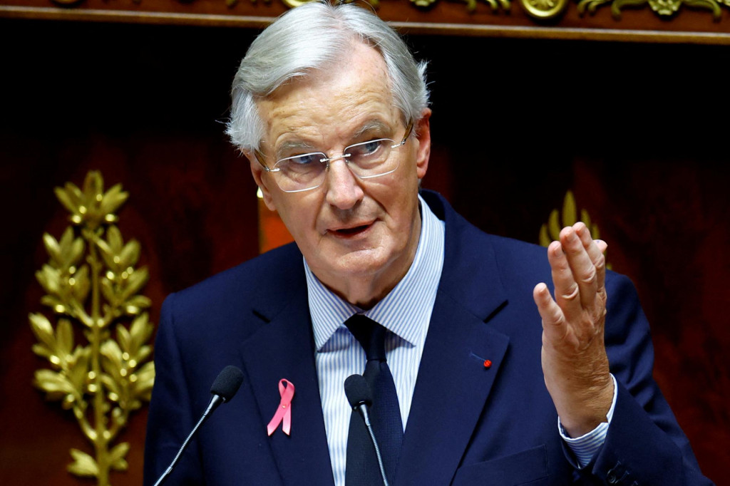 Francúzsky premiér Michel Barnier. FOTO: Reuters