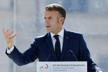 Francúzsky prezident Emmanuel Macron. FOTO: TASR/AP