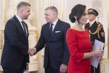 Prezident Peter Pellegrini prijal demisiu ministerky zdravotníctva Zuzany Dolinkovej (Hlas-SD) a na návrh premiéra Roberta Fica ju nahradil Kamil Šaško (Hlas-SD). FOTO: TASR/M. Baumann