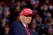 Kandidát Republikánskej strany vo voľbách prezidenta USA Donald Trump. FOTO: REUTERS
