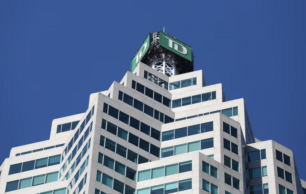 TD Bank je americkou súčasťou obrovskej kanadskej finančnej inštitúcie Toronto-Dominion Bank. FOTO: Reuters