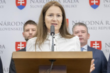 Na snímke poslankyňa NR SR Martina Holečková. FOTO: TASR/Martin Baumann