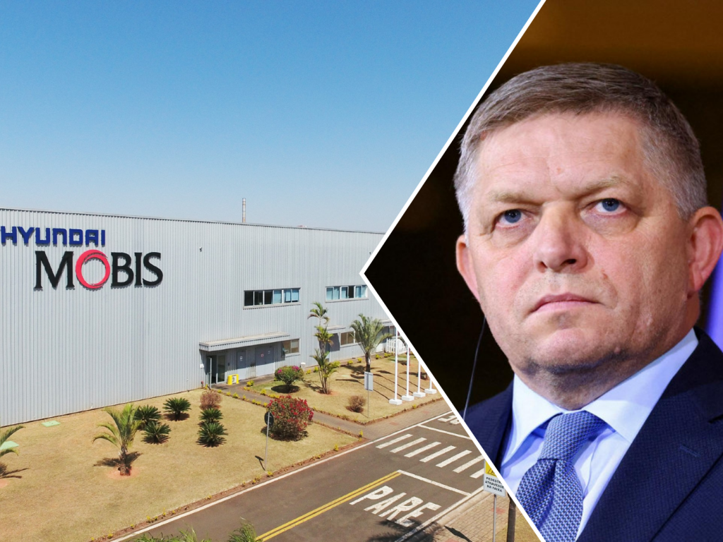 Robert Fico a Hyundai Mobis. FOTO: HN