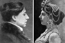 Margaretha Geertruida Zelleová alias Mata Hari, vľavo na väzenskom portréte z roku 1917 a v časoch, keď ako orientálna tanečnica opantávala pánsku spoločnosť.