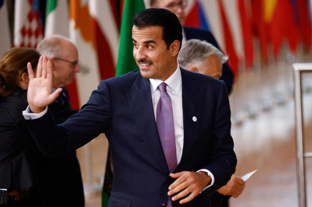 Katarský emír Tamim bin Hamad Sání. FOTO: Reuters