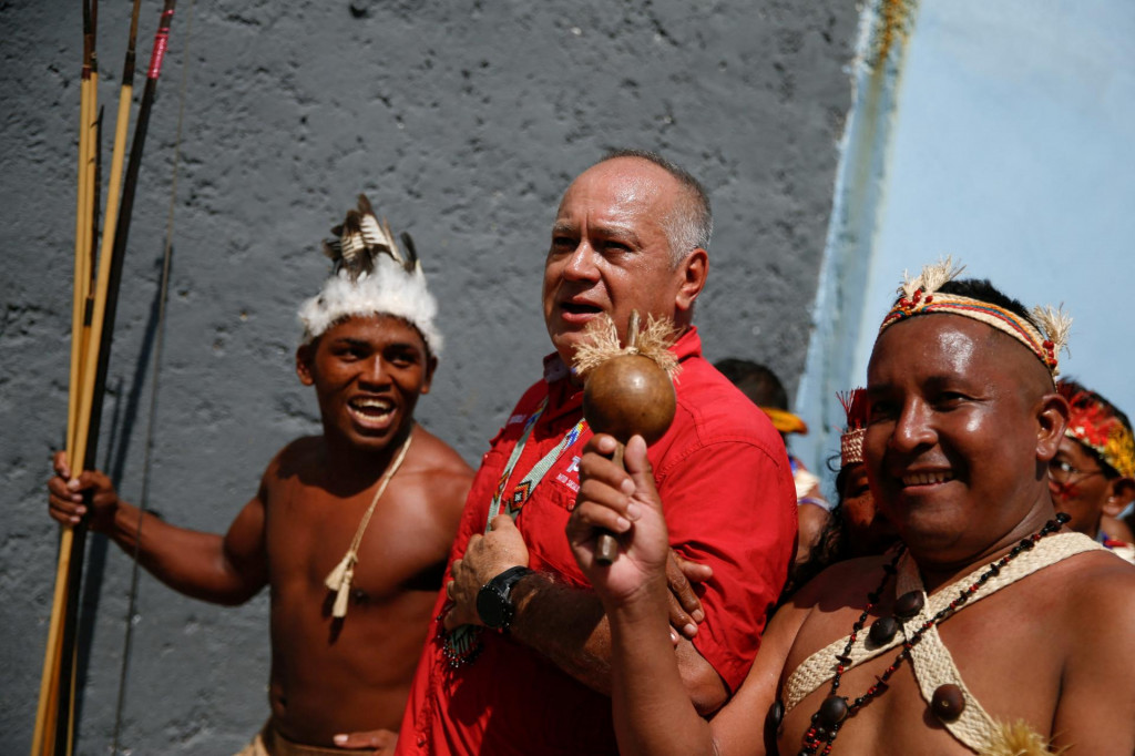 Venezuelský minister vnútra Diosdado Cabello. FOTO: Reuters