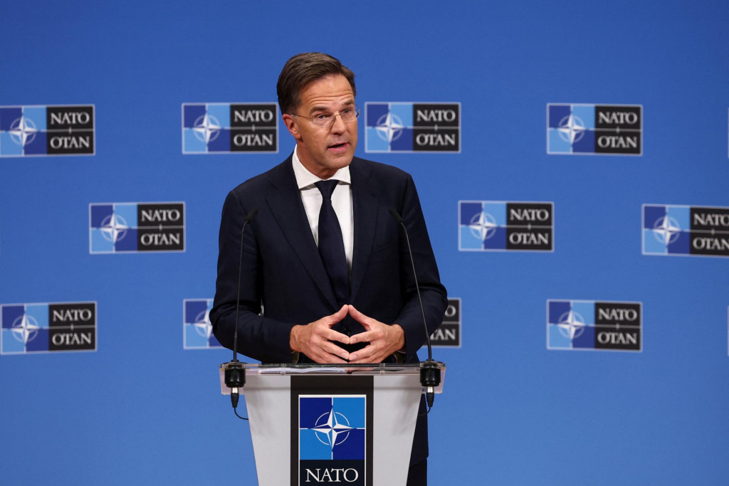 Na snímke generálny tajomník NATO Mark Rutte. FOTO: Reuters