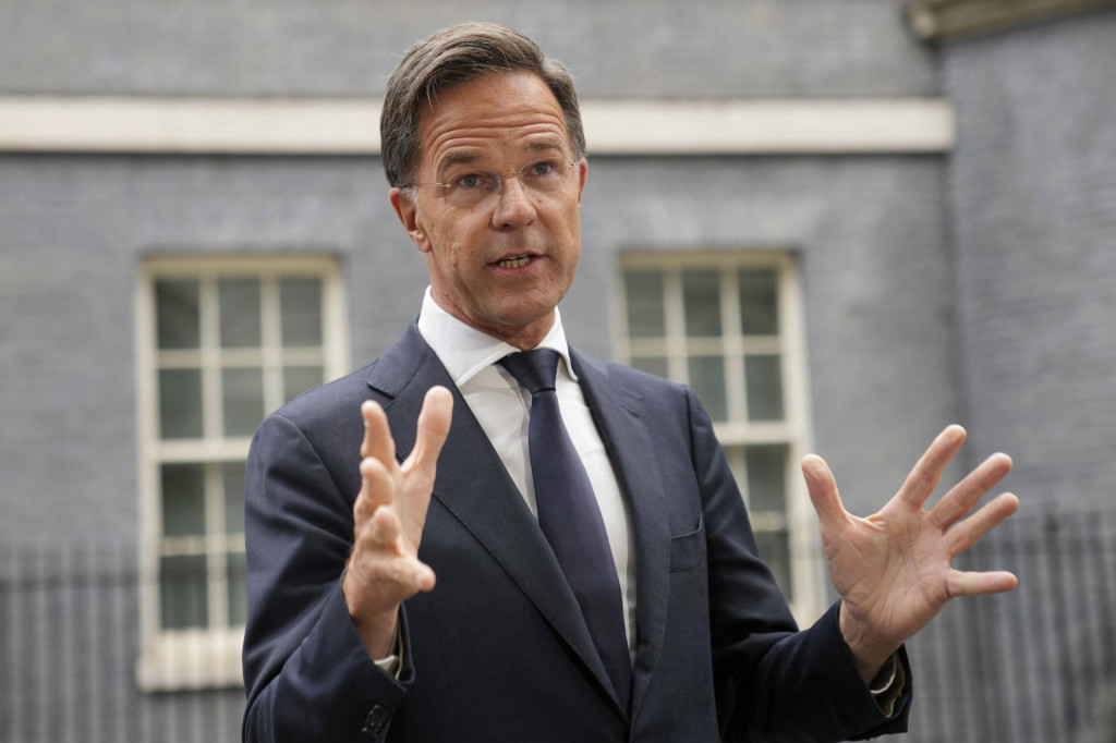 Generálny tajomník NATO Mark Rutte. FOTO: TASR/AP