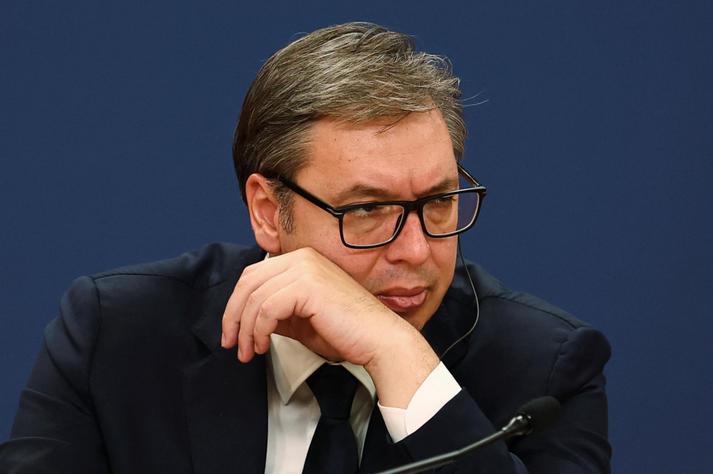 Srbský prezident Aleksandar Vučič. FOTO: Reuters