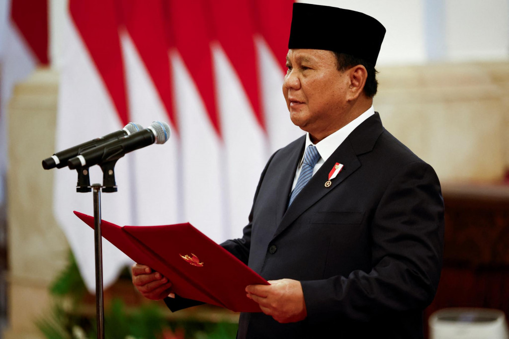 Nový indonézsky prezident Prabowo Subianto. FOTO: Reuters