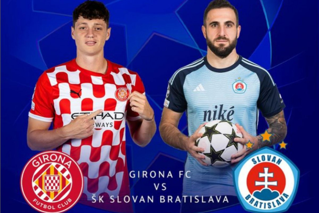 Súboj nováčikov Girona FC vs. SK Slovan Bratislava.