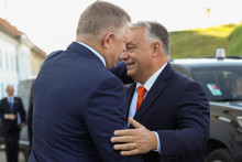 Robert Fico a Viktor Orbán. FOTO: Reuters