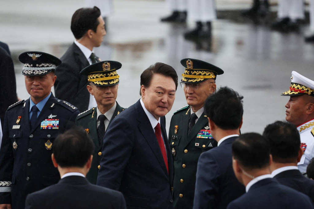 Juhokórejský prezident Jun Suk-Jol. FOTO: Reuters