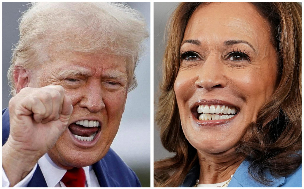 Donald Trump a Kamala Harrisová.

FOTO: REUTERS