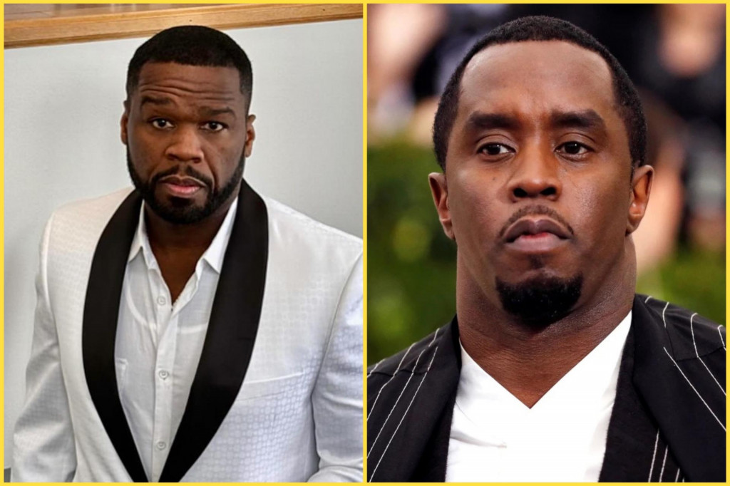 50 cent a Sean Combs (Diddy).