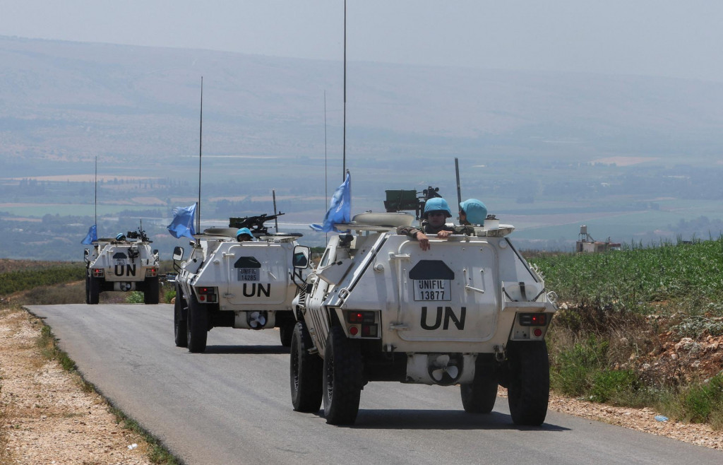 Jednotky UNIFIL. V roku 2006 dostali povolenie „všetkými dostupnými prostriedkami“ zabrániť využitiu územia južného Libanonu na vojenské účely. FOTO: Reuters