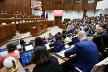 Rokovacia sála Národnej rady. FOTO: TASR/Pavel Neubauer