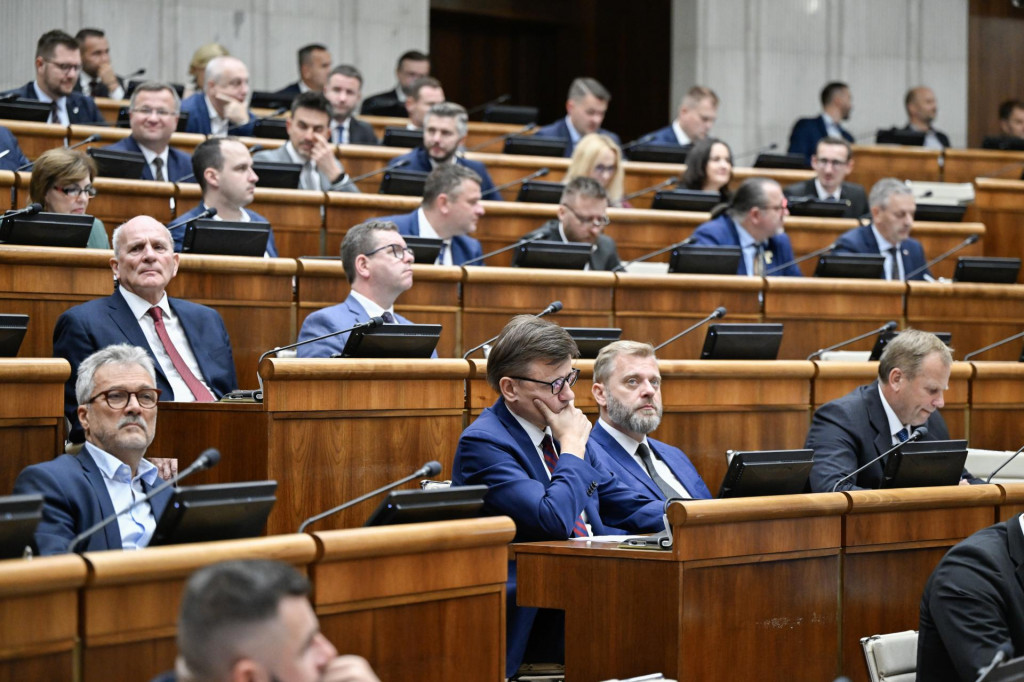 Poslanci N&aacute;rodnej rady. FOTO: TASR/Pavel Neubauer