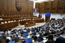 Rokovacia sála počas 22. schôdze Národnej rady. FOTO: TASR/Pavel Neubauer