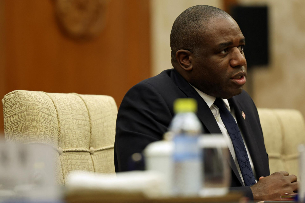 Britský minister zahraničia David Lammy. FOTO: Reuters