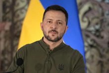 Ukrajinský prezident Volodymyr Zelenskyj. FOTO: TASR/AP