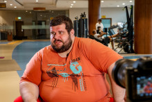 Tomáš pred súťažou vážil neuveriteľných 265 kilogramov.