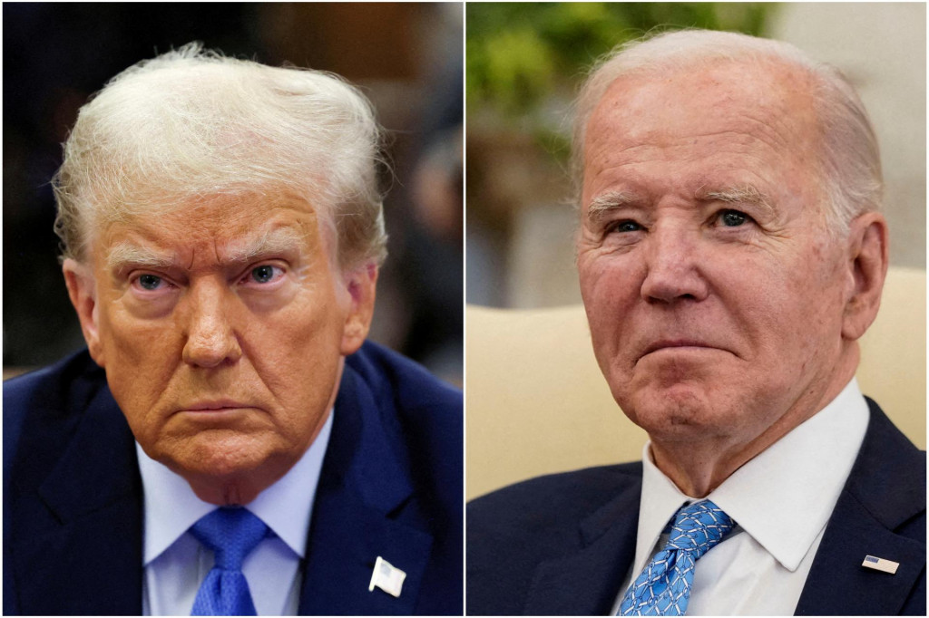 Donald Trump a Joe Biden. FOTO: Reuters