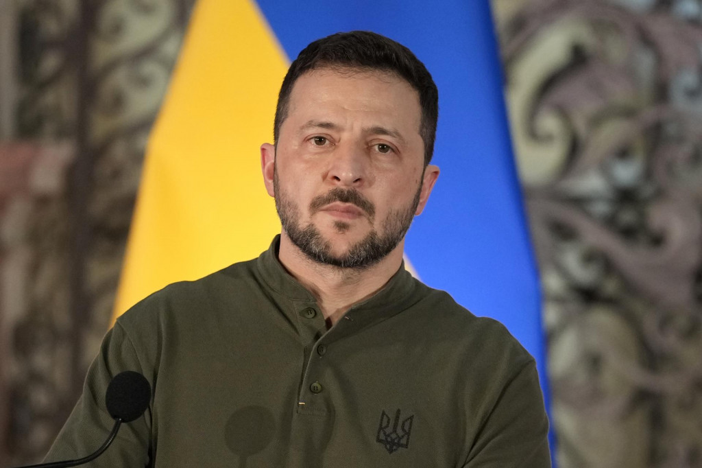 Ukrajinský prezident Volodymyr Zelenskyj. FOTO: TASR/AP