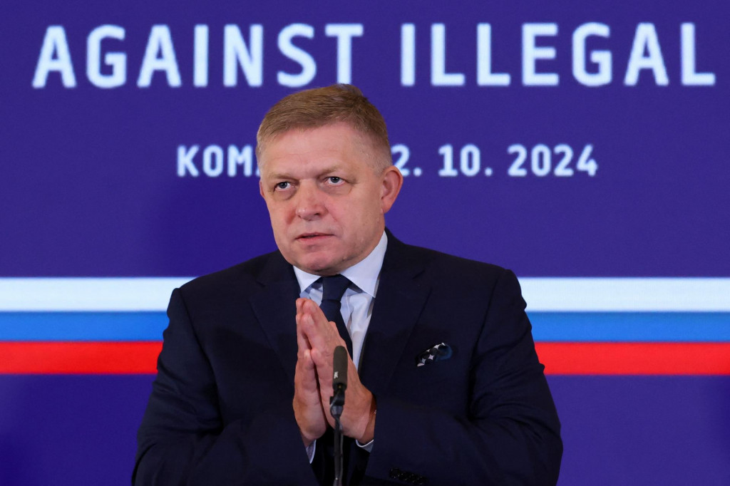 Predseda vl&aacute;dy Robert Fico. FOTO: TASR/Pavel Neubauer