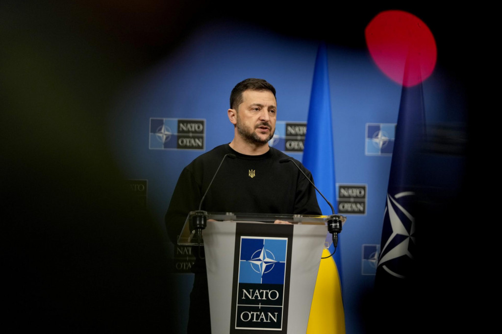 Ukrajinský prezident Volodymyr Zelenskyj. FOTO: TASR/AP