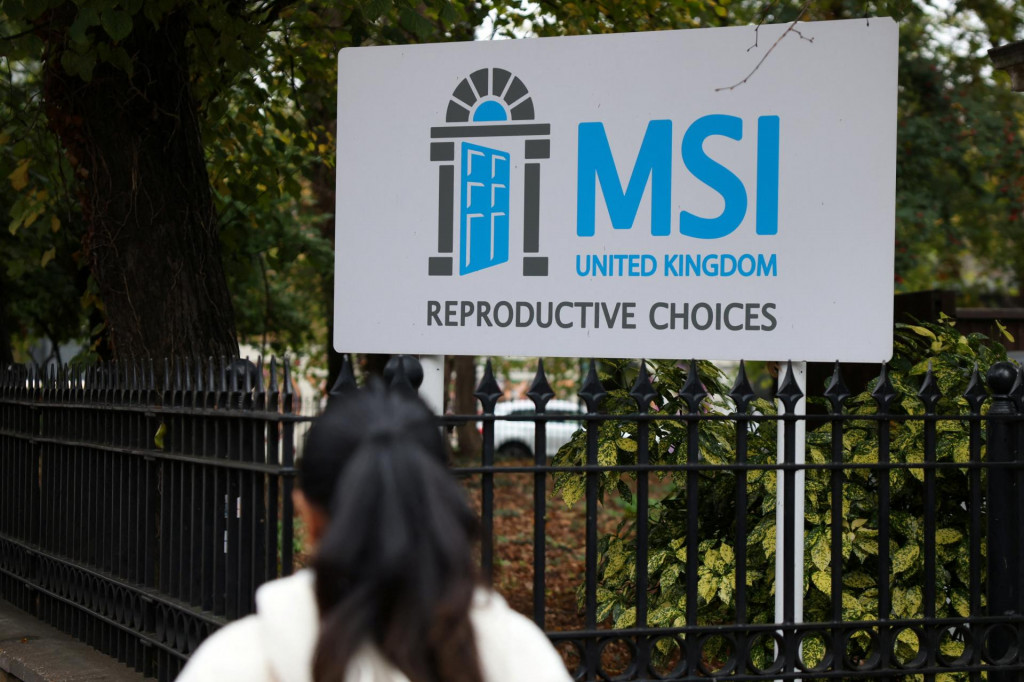 Pohľad na liečebné centrum MSI Reproductive Choices v Londýne. FOTO: Reuters