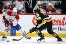 Slovenský hokejový útočník Juraj Slafkovský. FOTO: Reuters/Charles LeClaire-Imagn Images