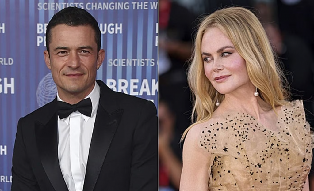 Herec Orlando Bloom a herečka Nicole Kidman.