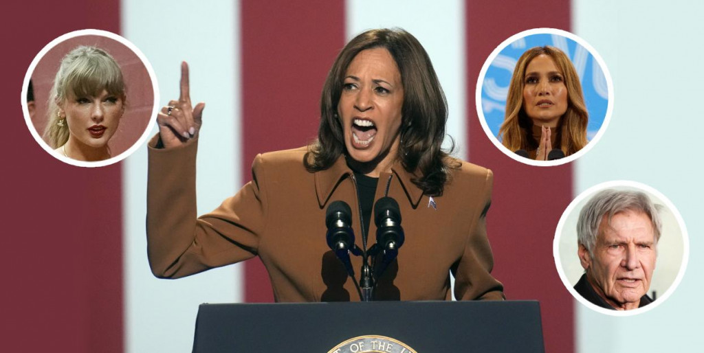 Americká viceprezidentka a demokratická prezidentská kandidátka Kamala Harrisová.