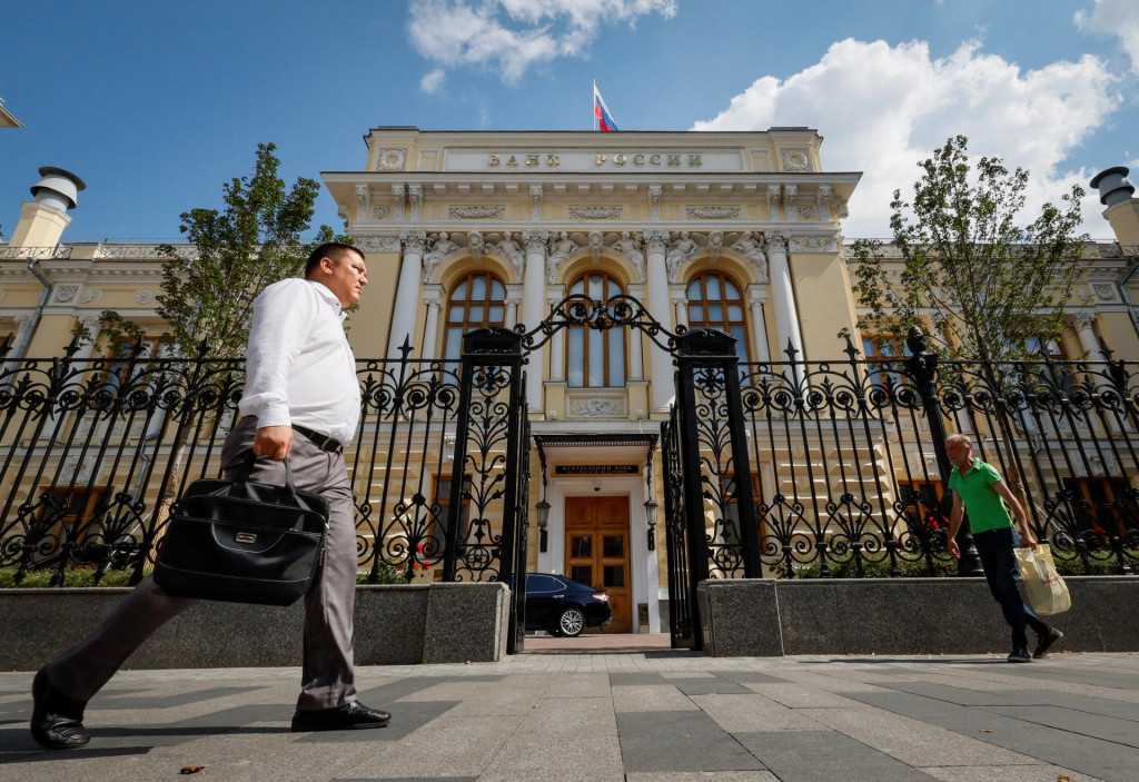 Ruská centrálna banka. FOTO: Reuters