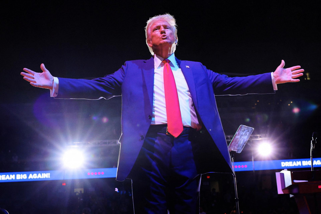 Republikánsky prezidentský kandidát a bývalý prezident USA Donald Trump. FOTO: Reuters