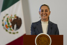 Mexická prezidentka Claudia Sheinbaumová. FOTO: TASR/AP