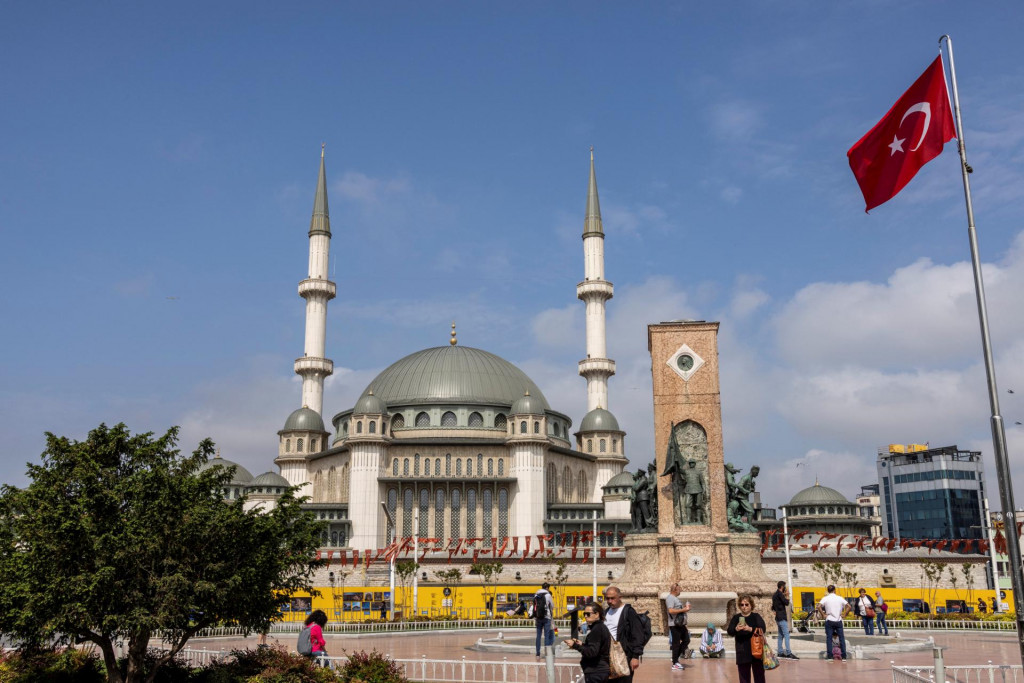 Ilustračná fotografia. Námestie Taksim v Istanbule v Turecku. FOTO: Reuters