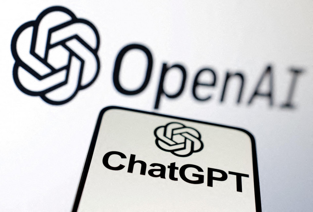 Logá OpenAI a ChatGPT. FOTO: Reuters