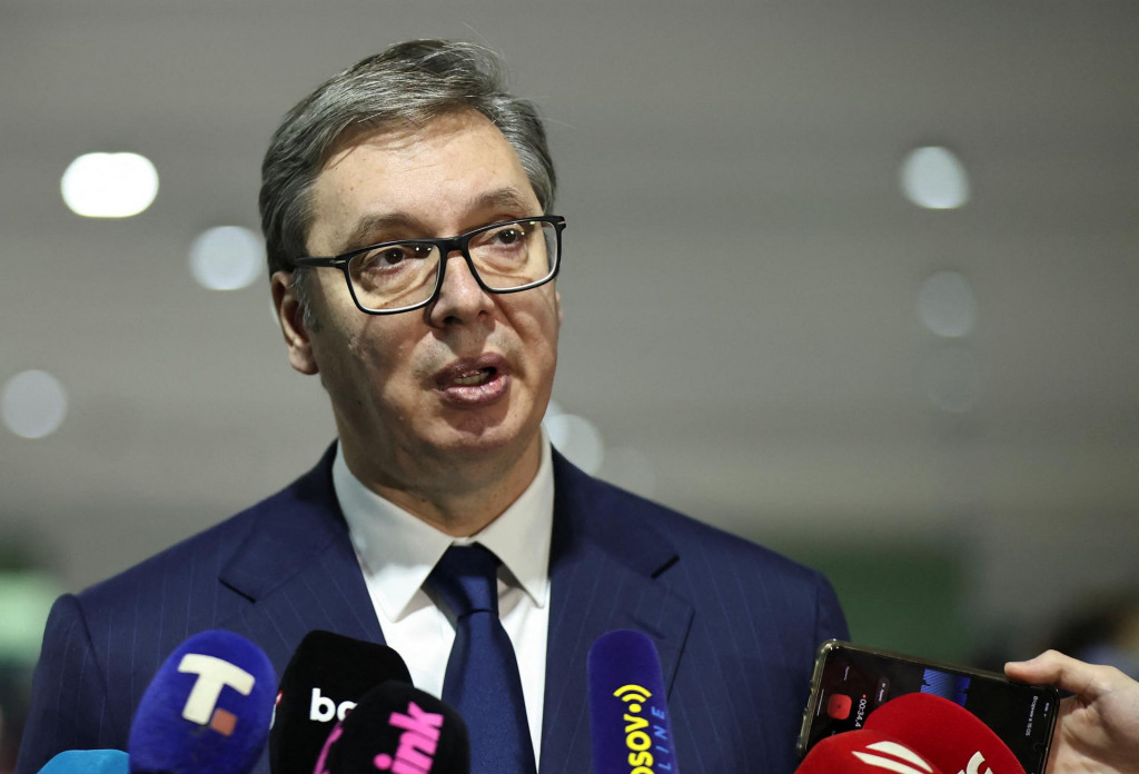 Srbský prezident Aleksandar Vučič. FOTO: REUTERS