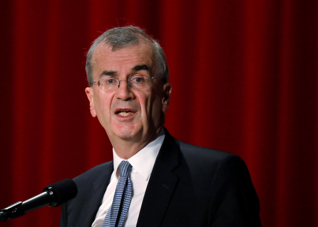 Guvernér francúzskej centrálnej banky a člen Rady guvernérov Európskej centrálnej banky Francois Villeroy de Galhau. FOTO: REUTERS