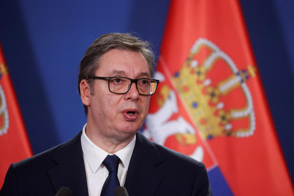 Srbský prezident Aleksandar Vučič. FOTO: Reuters