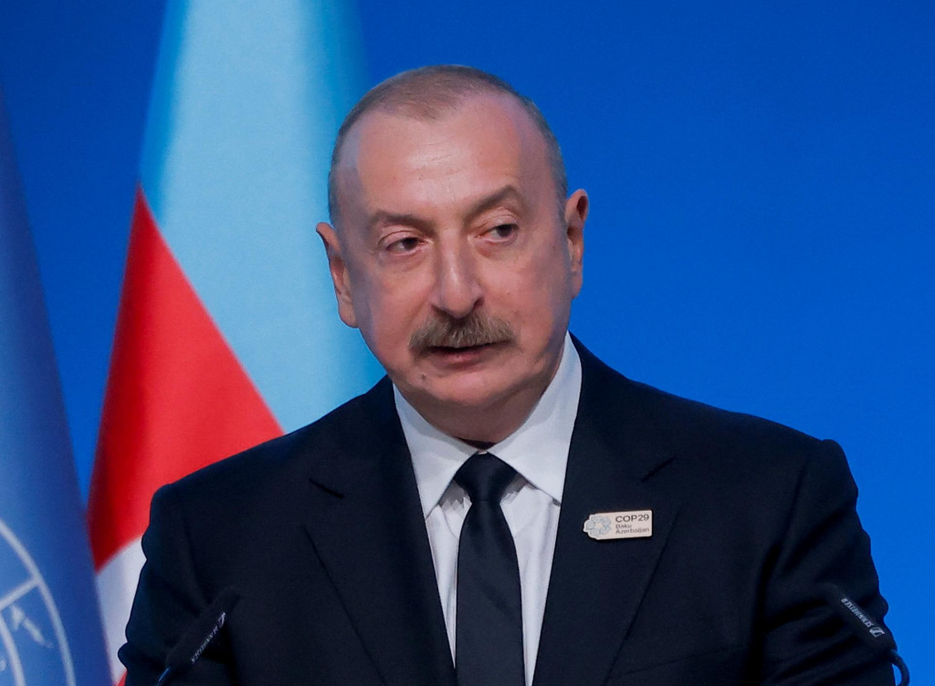 Prezident Azerbajdžanu Ilham Alijev. FOTO: Reuters