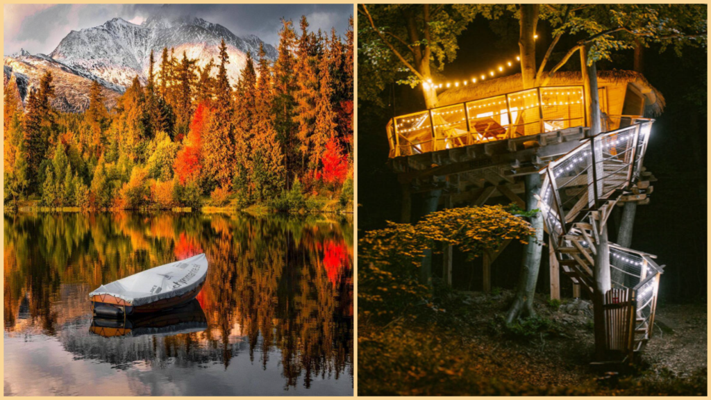 Štrbské pleso a Treehouse Krásna Hôrka.