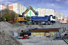 Výstavba električkovej trate v Petržalke. FOTO: archív HN